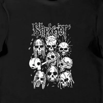 Koszulka męska Slipknot czaszki czarna