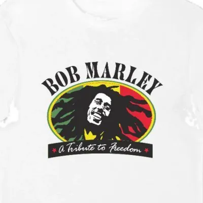 Koszulka męska Bob Marley biała