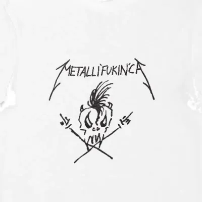 Koszulka męska Metalica MetalFuckinCa biała
