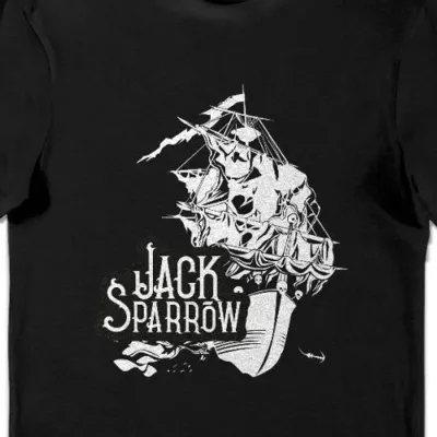 Koszulka Jack Sparrow czarna