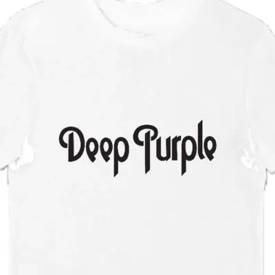 Koszulka męska Deep Purple biała