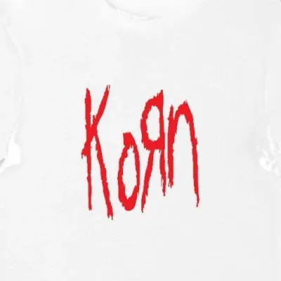 Koszulka męska logo Korn biała