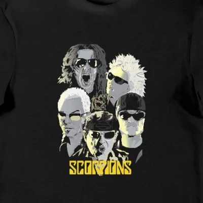 Koszulka męska Scorpions czarna
