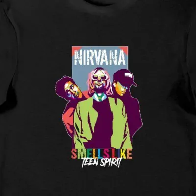 Koszulka męska Nirvana Smells like teen spirit czarna