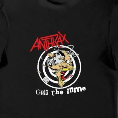 Koszulka męska zespołu Anthrax czarna