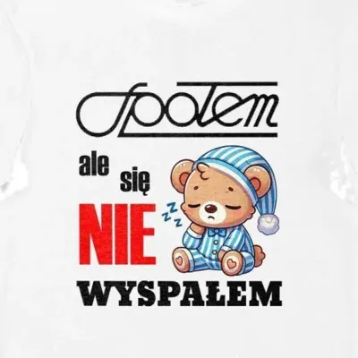 Koszulka Społem ale się nie wyspołem biała