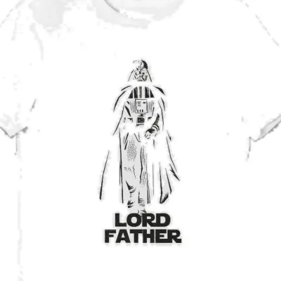 Koszulka na dzień ojca Lord Father biała