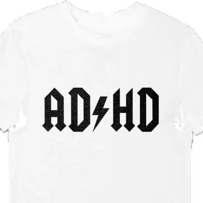 Koszulka ADHD biała