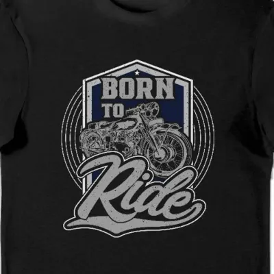 Koszulka męska born to ride męska