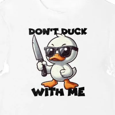 Koszulka męska don't duck with me biała