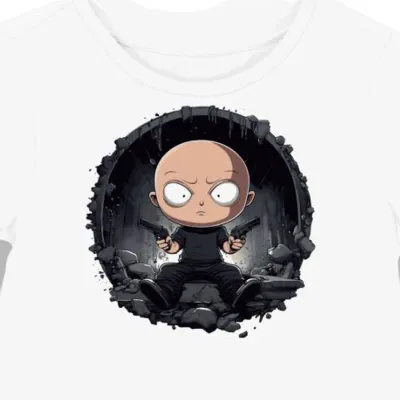 Koszulka damska biała z motywem Stewie Griffin