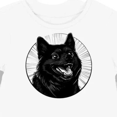 Koszulka damska biała z motywem psa Doge