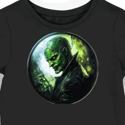 Koszulka damska czarna z nadrukiem Candyman