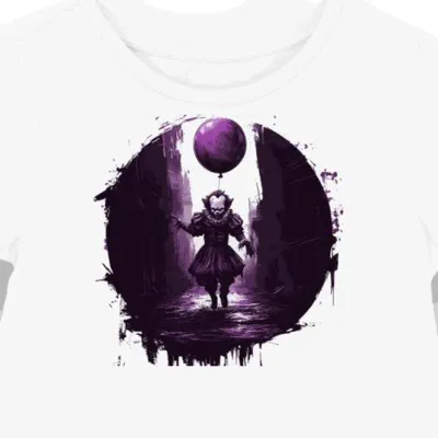 Koszulka damska biała z motywem Pennywise