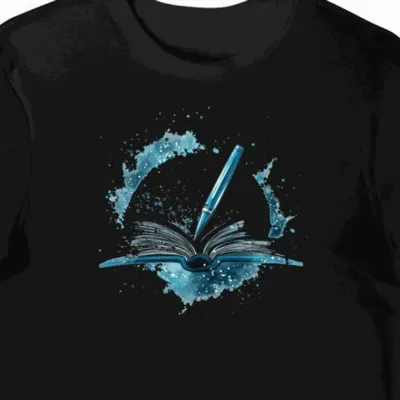 Koszulka męska czarna z motywem Death Note