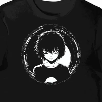 Koszulka męska czarna z motywem manga Berserk