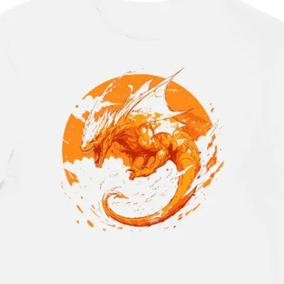Koszulka męska biała z unikalnym wzorem