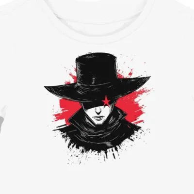 Koszulka damska biała z motywem futurystycznego manga