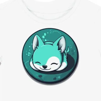 Koszulka damska biała z nadrukiem Pochacco w stylu kawaii