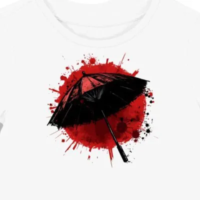 Koszulka damska biała z motywem Resident Evil Umbrella