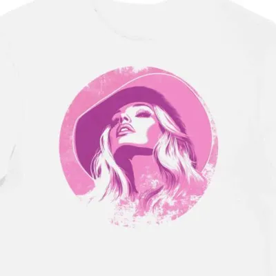 Koszulka męska biała z motywem Dolly Parton