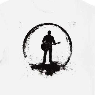 Koszulka męska biała z motywem Eric Church