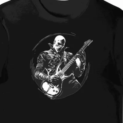 Koszulka męska czarna z nadrukiem Judas Priest metalowym
