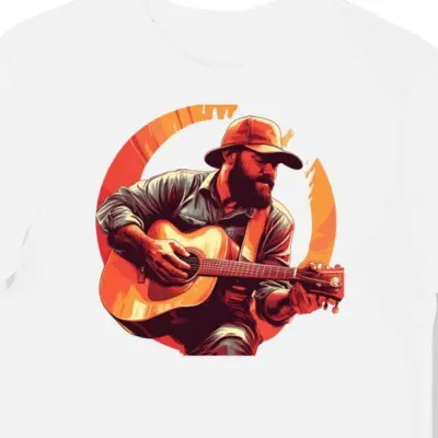 Koszulka męska biała z nadrukiem country Zac Brown Band