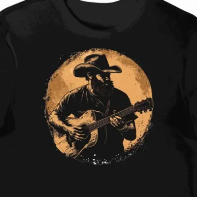 Koszulka męska czarna z motywem Zac Brown Band