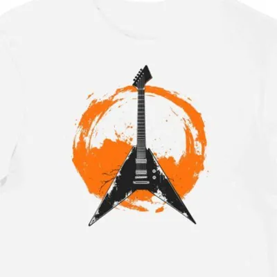 Koszulka męska biała z nadrukiem Megadeth