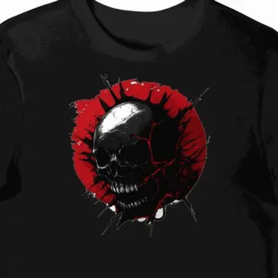 Koszulka męska czarna z motywem zespołu Avenged Sevenfold
