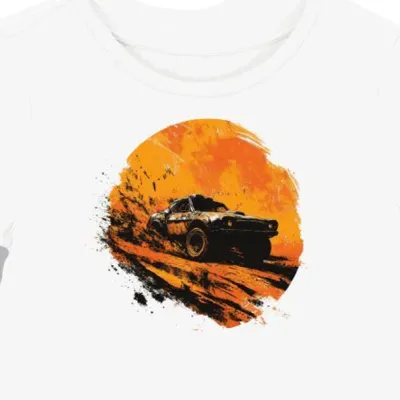 Koszulka damska biała z motywem Mad Max: Furiosa
