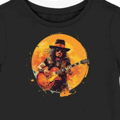 Koszulka damska czarna z nadrukiem Guns N' Roses