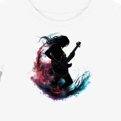 Koszulka damska biała z motywem prog rock