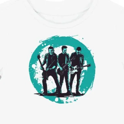 Koszulka damska biała z nadrukiem indie rock Arctic Monkeys