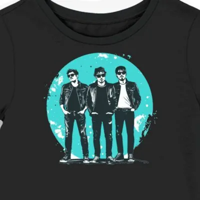 Koszulka damska czarna z motywem Arctic Monkeys