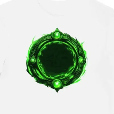 Koszulka męska biała z nadrukiem karty Hearthstone
