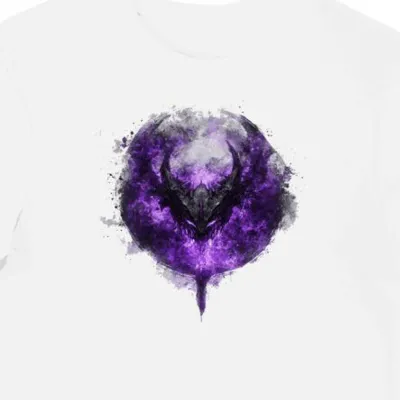 Koszulka męska biała z nadrukiem Zerg Starcraft