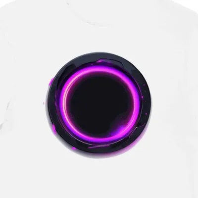 Koszulka męska biała z nadrukiem platformy streamingowej
