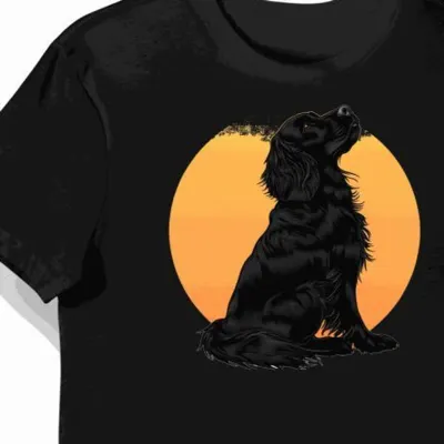 Koszulka męska czarna z unikalnym wzorem