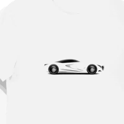 Koszulka męska biała z grafiką logo Buick