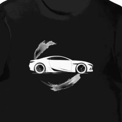 Koszulka męska czarna z motywem klasycznego logo Buick