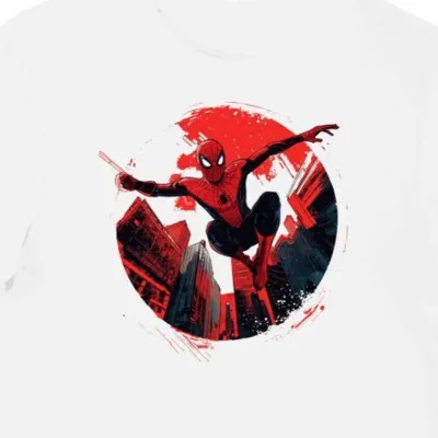 Koszulka męska biała z motywem Spider-Mana