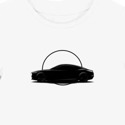 Koszulka damska biała z motywem nowoczesnego logo Buick