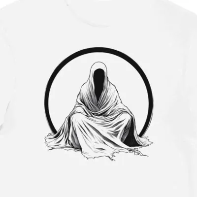 Koszulka męska biała z nadrukiem Aizen Manga