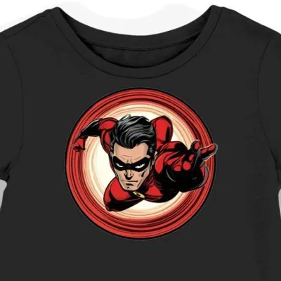 Koszulka damska czarna z motywem Plastic Man