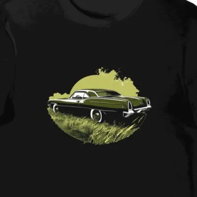 Koszulka męska czarna z nadrukiem auta Buick Skylark