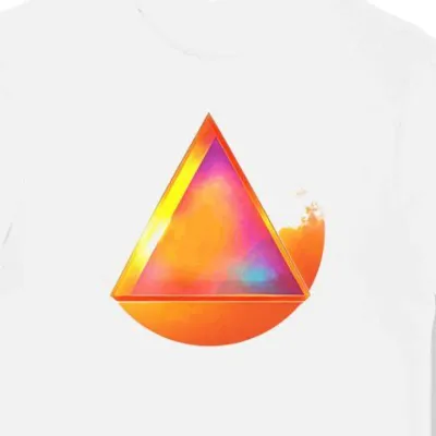 Koszulka męska biała z motywem Prism Pink Floyd
