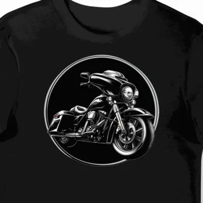 Koszulka męska czarna Motocyklowa Jazda Legendy
