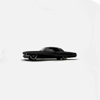 Koszulka męska biała Klasyczny Szyk Buick Riviera 1963